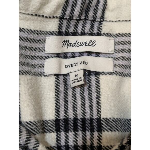 Madewell Flannel Oversized Ex-Boyfriend Flannel M - Picture 4 of 9